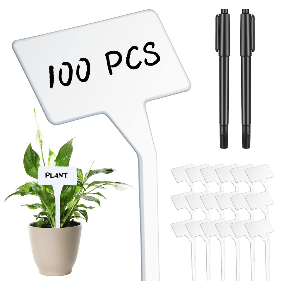 Yinkin plant label stake with a large writing area for easy identification from a distance.