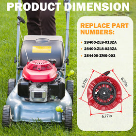 Yinlowa HRX217HXA compatible starter improving mower starting convenience