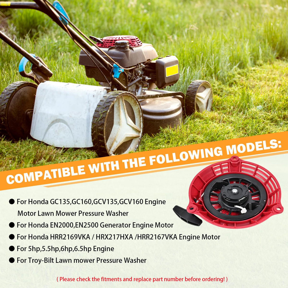 Yinlowa Troy-Bilt compatible starter keeps lawn care simple
