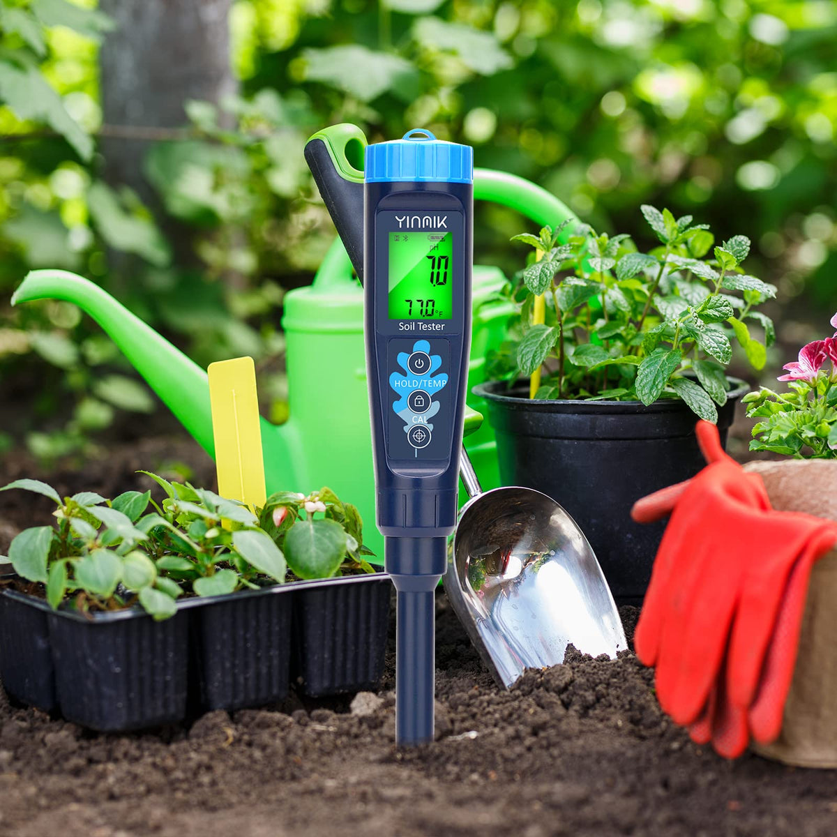 YINMIK device powered by batteries with easy setup and calibration