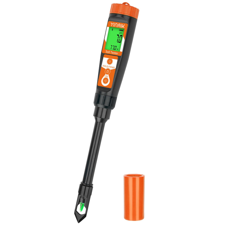YINMIK soil pH meter probe for quick readings in soil.