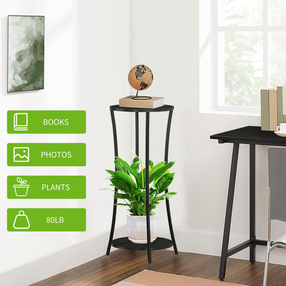 YINMIT round plant stand easy-assembly with included tools and clear instructions