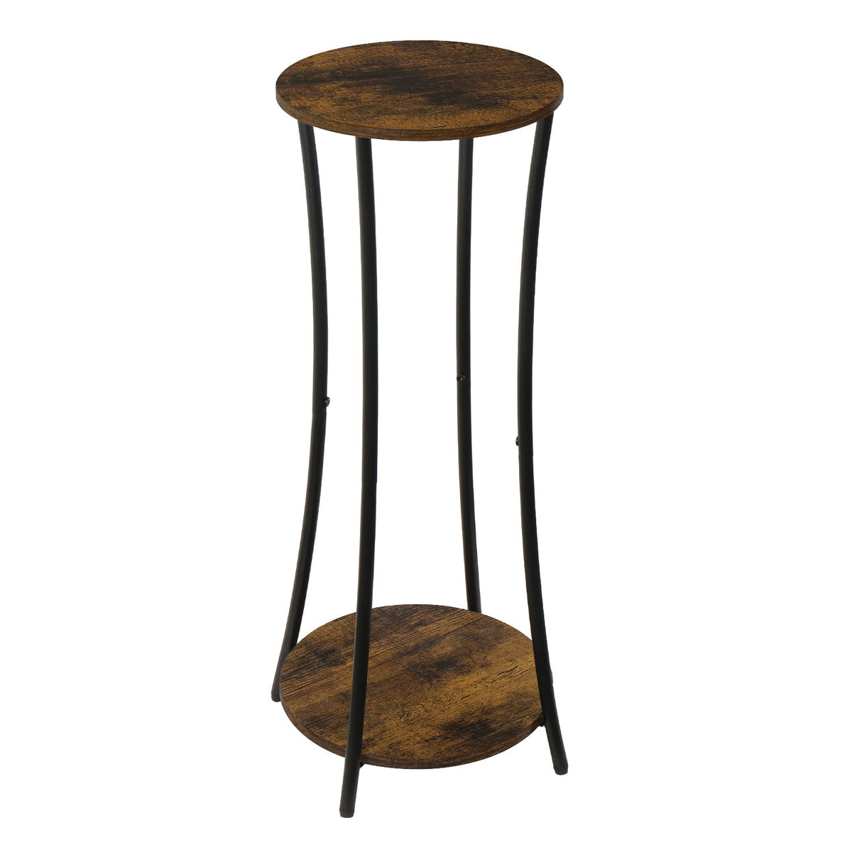 YINMIT round plant stand with multiple plants creating a lush display