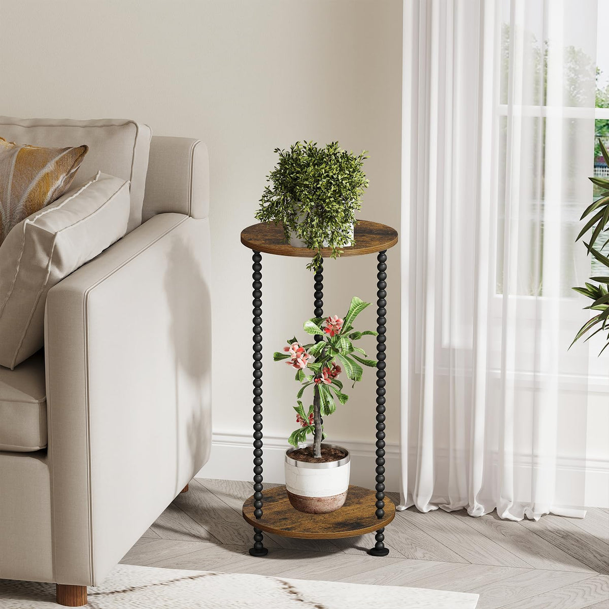 YINMIT vintage spindle legs stand adds retro flair to interiors
