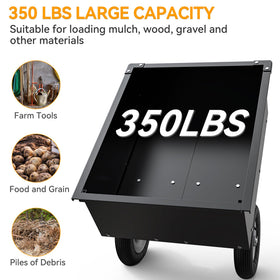 YINTATECH dump trailer pedal release enables quick unloading