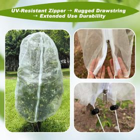 yiosumseuo zipper and drawstring feature enables easy access for picking.