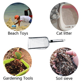 Yiqianhome compost filtration tool supports soil mixing and compost prep