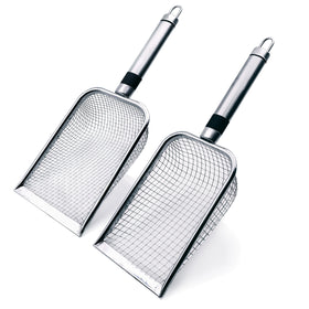 Yiqianhome gardening soil sifter two-piece set enables quick debris removal in soil