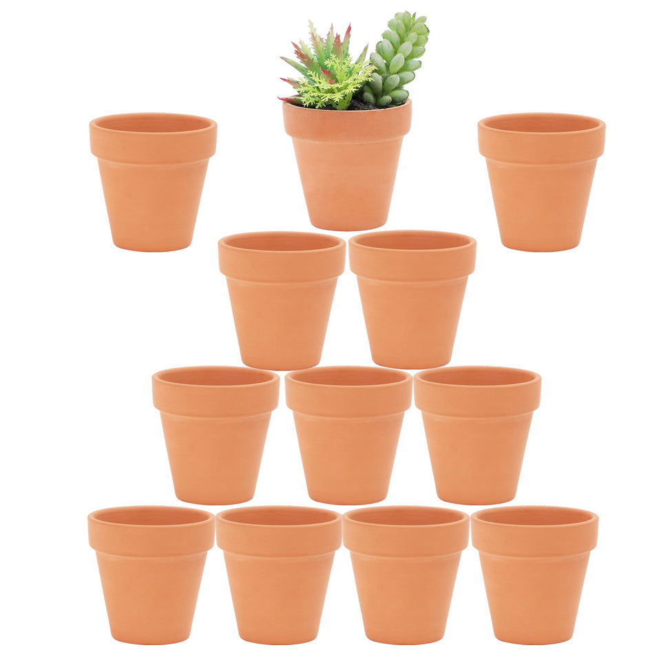 Yishang terracotta pot with drain hole ideal for seedlings and succulents.