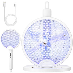 YISSVIC 2-in-1 racket front view for quick indoor insect control.