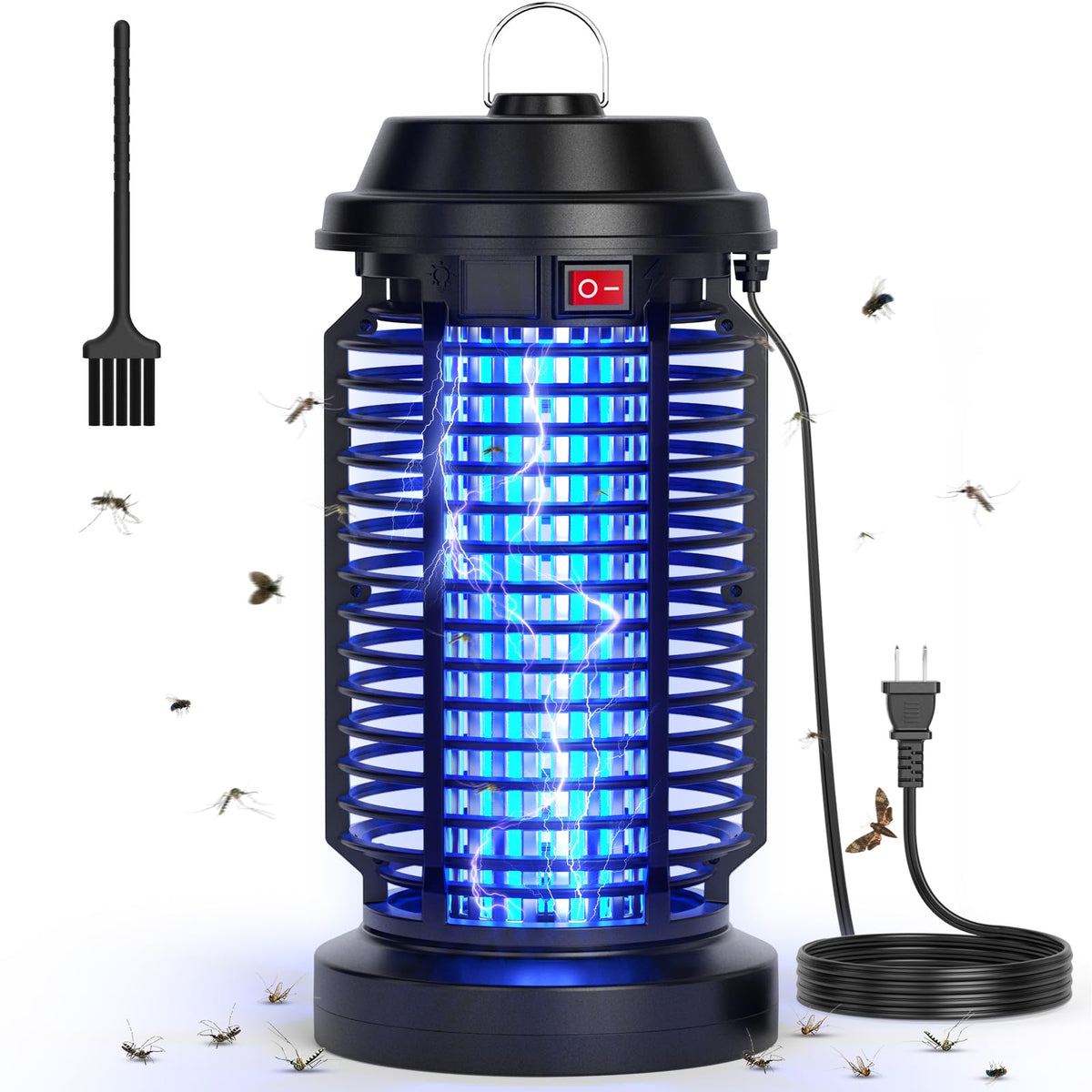 YISSVIC Bug Zapper front view for outdoor use with attractant light.