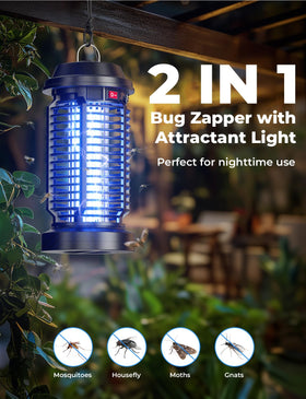 YISSVIC Bug Zapper on patio demonstrates hassle-free lounging.