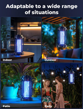 YISSVIC Bug Zapper removable tray for easy cleaning.