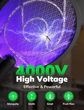 YISSVIC dual modes enable auto zap and manual swing effectiveness.