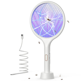 YISSVIC electric fly swatter in action zapping pests quickly with 4000V.