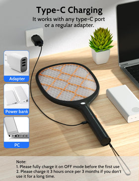 YISSVIC fly killer easy-clean design for quick debris removal