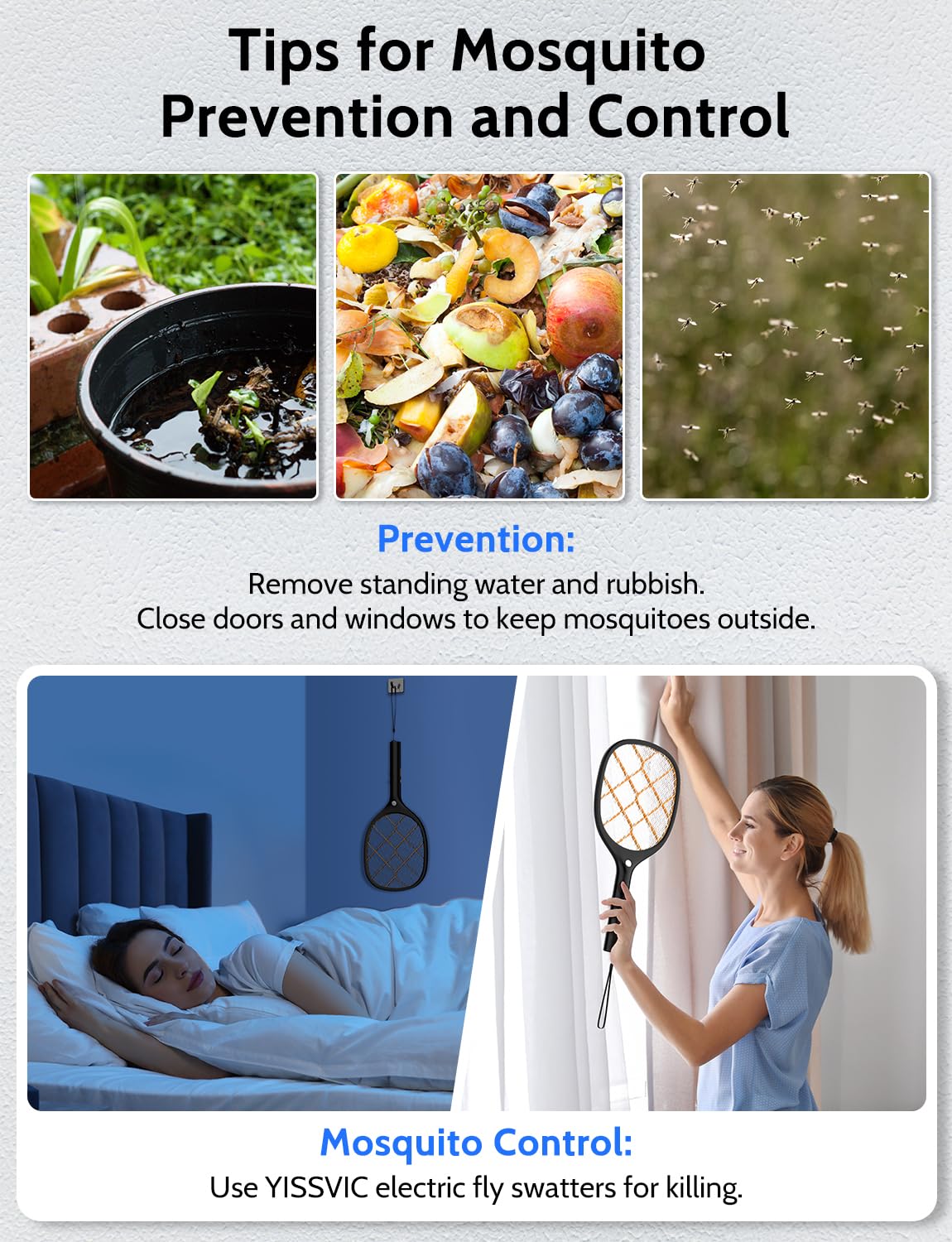 YISSVIC portable zapper ideal for camping and backyard bug control
