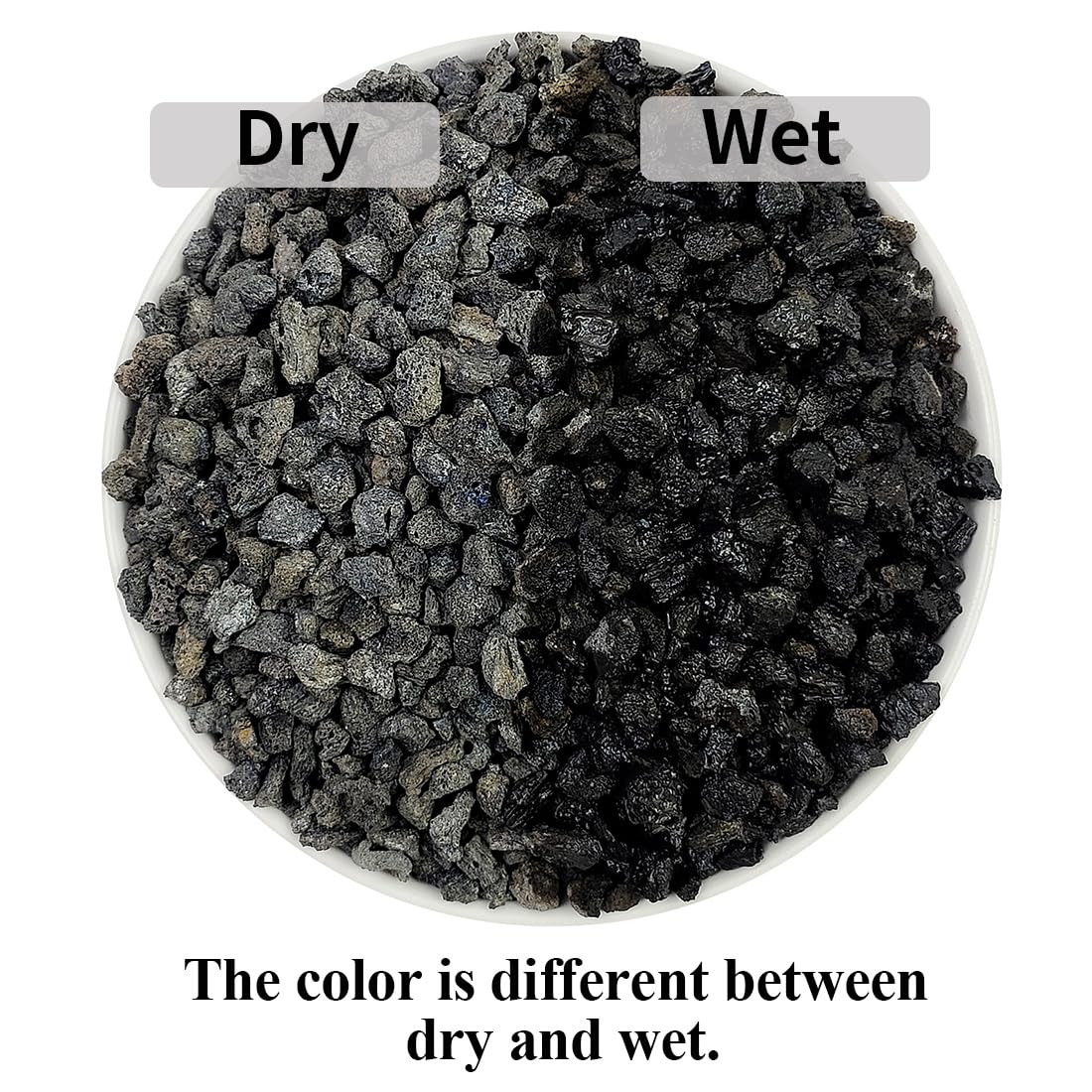 YISZM lava rocks used with bonsai for drainage and texture.