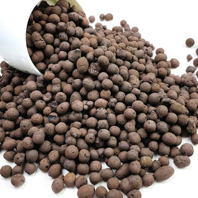YISZM clay pebbles 8-12mm bulk, uniform porous spheres for drainage and aeration.