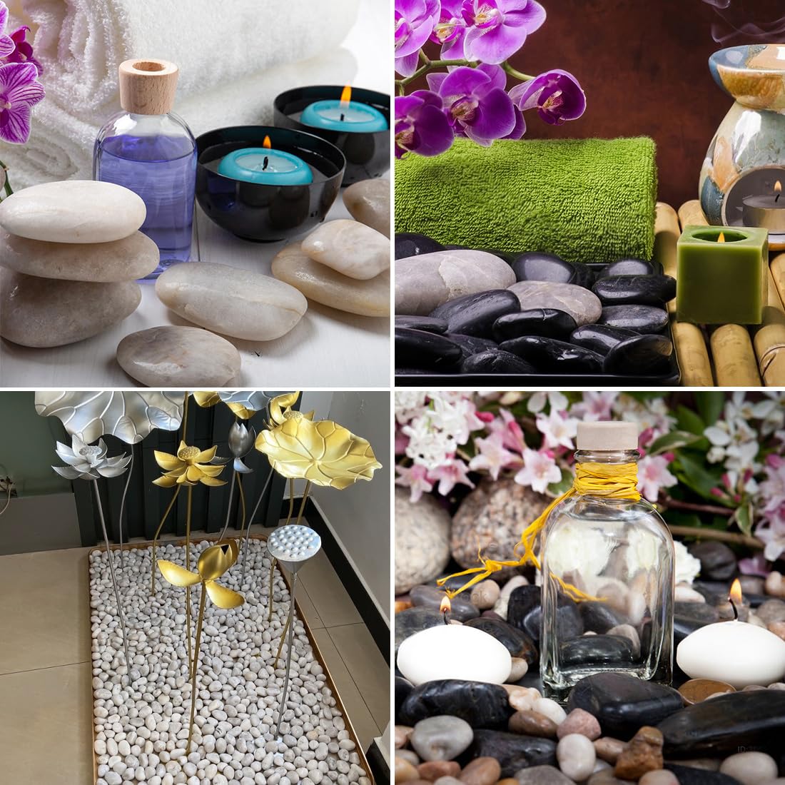 YISZM multi-use stones for vases, fountains, and garden beds.