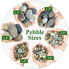 YISZM stones stay smooth after washing, ideal for bowls, pots, and terrariums.