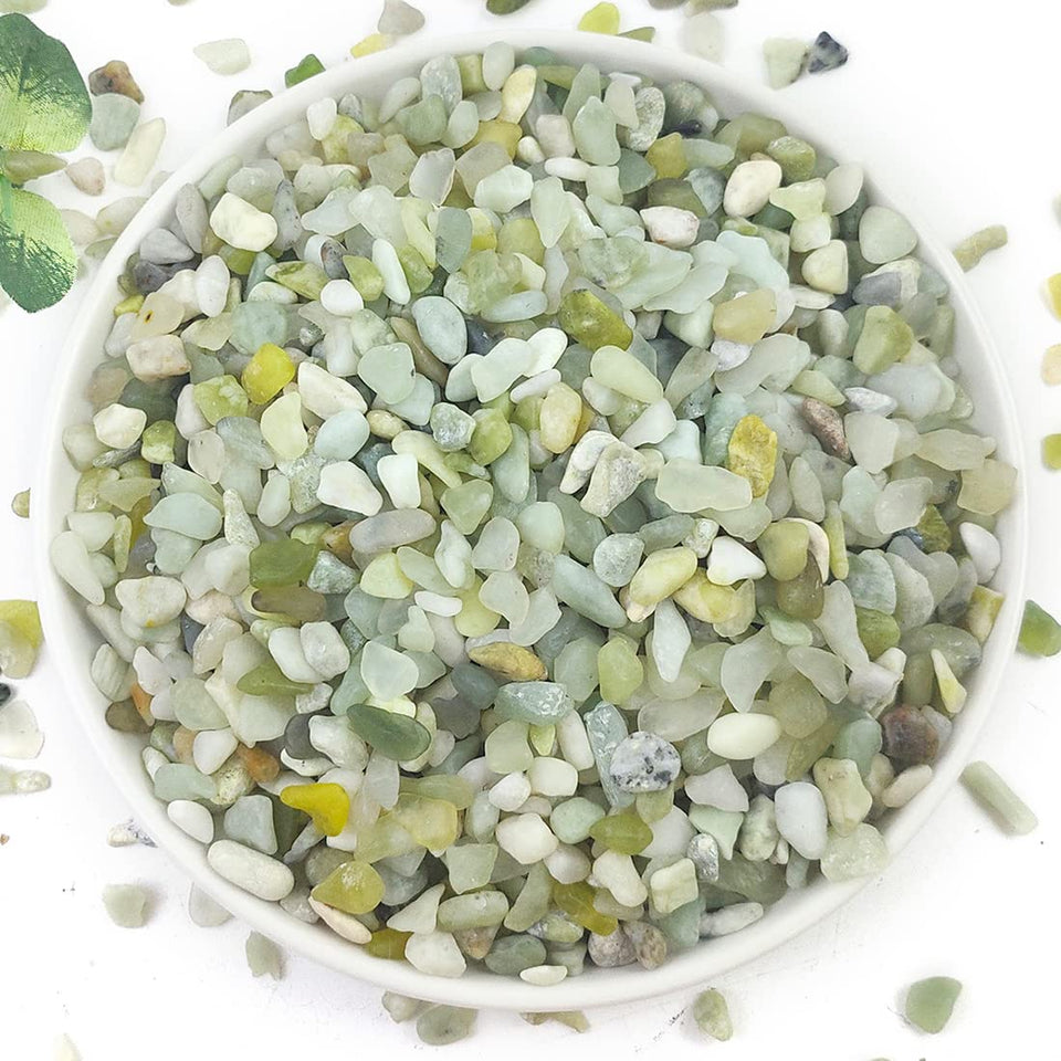 YISZM jade succulent pebbles for drainage and aesthetics in pots
