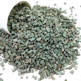 YISZM green zeolite rocks base add stability for succulents and cacti.