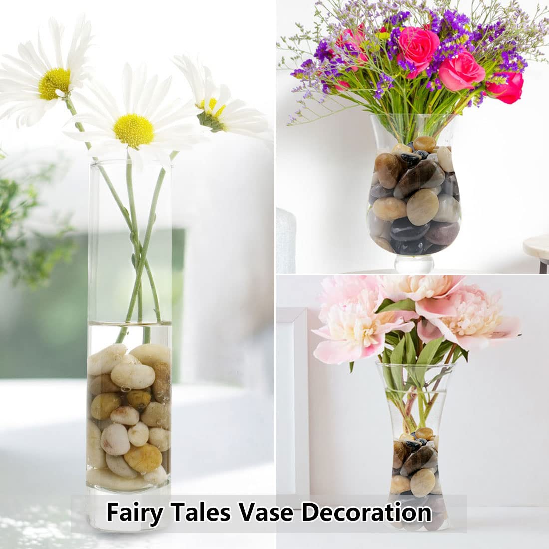 YISZM stones for birdbaths and outdoor landscaping with polished look