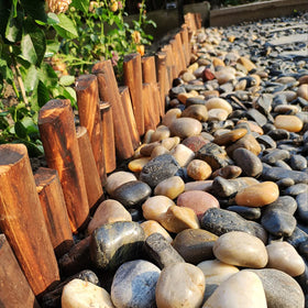 YISZM river rocks maintain color and luster for years