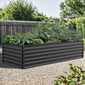 YITAHOME 8x4ft raised garden bed with ample soil capacity for vegetables