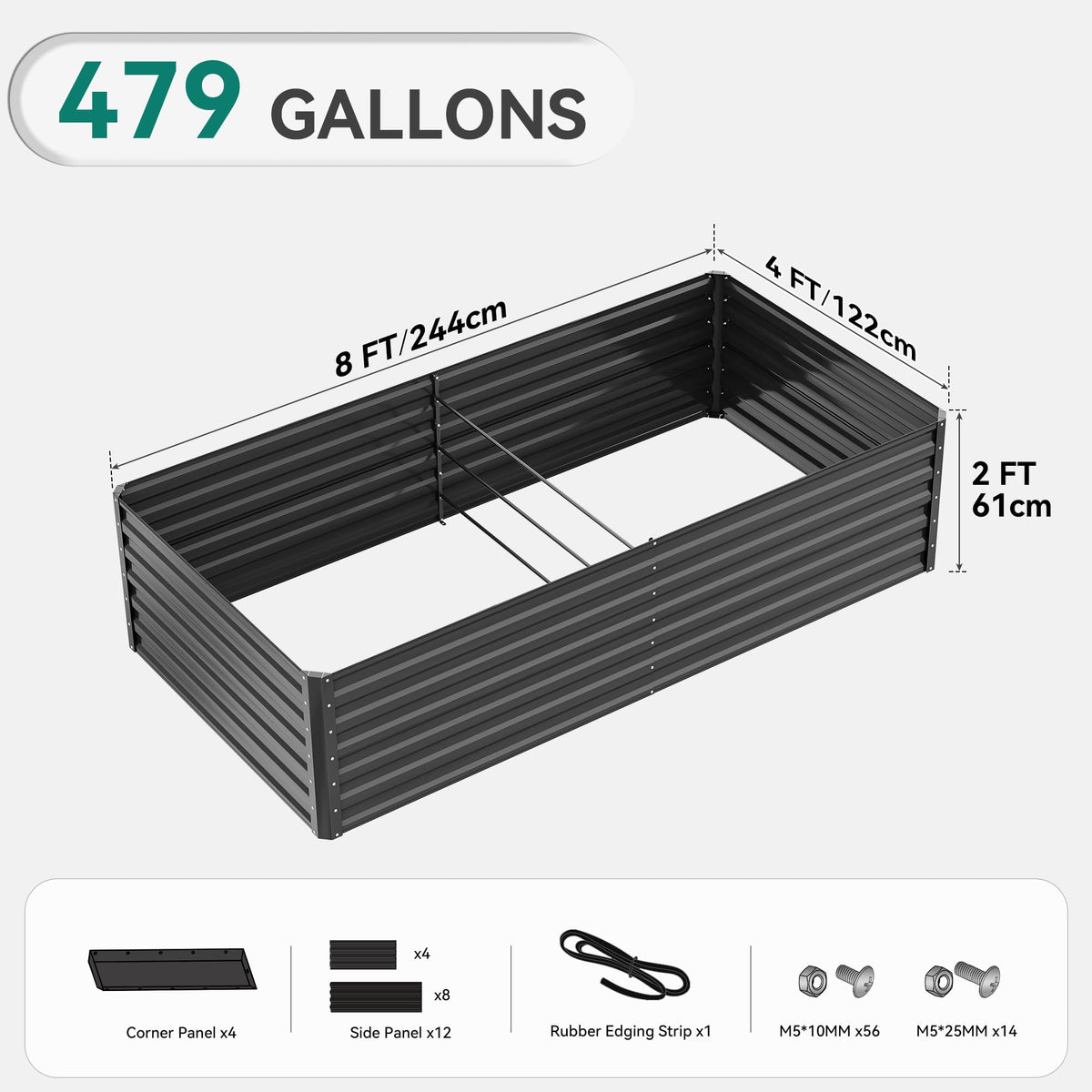 YITAHOME ground stakes boost stability on uneven ground