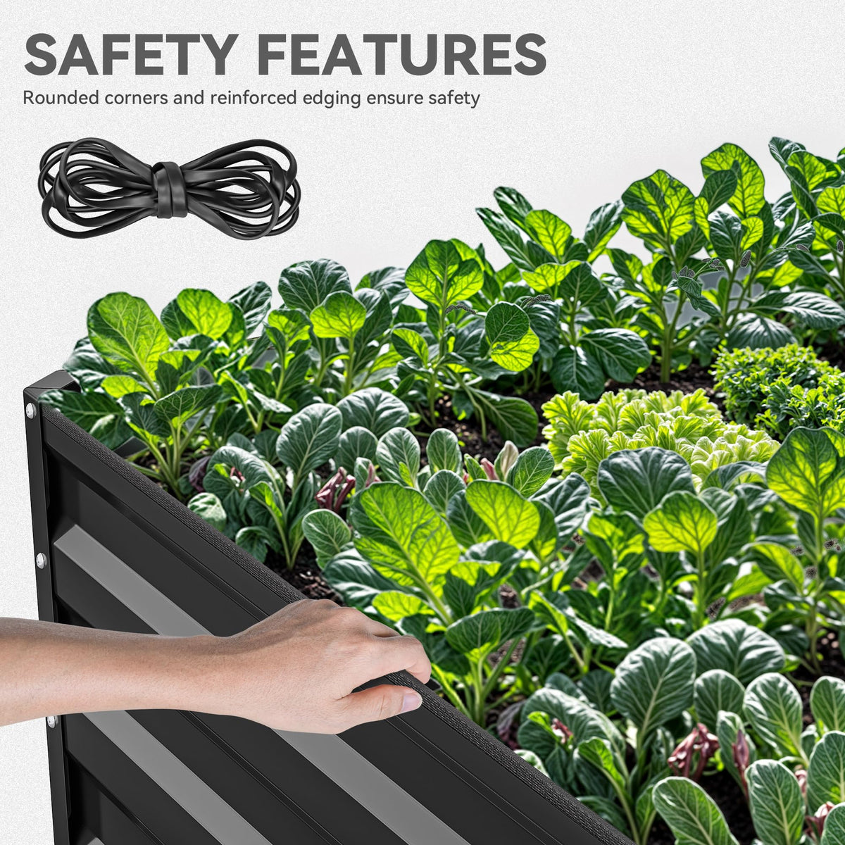 YITAHOME rubber edge safety strip protects hands while handling
