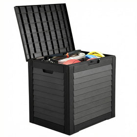 YITAHOME 35-gallon outdoor box with closed lid for weatherproof storage.