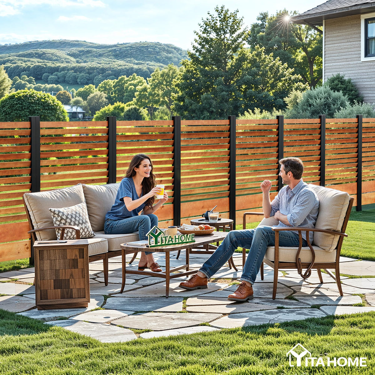 YITAHOME 60h-38w privacy panel delivers tall outdoor coverage
