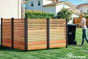 YITAHOME AC unit screen blends with yard aesthetics