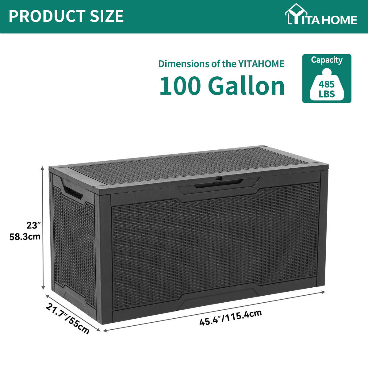 YITAHOME quick assembly of the deck box in about 30 minutes.