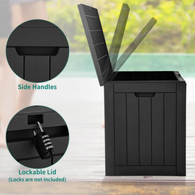 YITAHOME easy-assembly deck box simplifies setup for one person