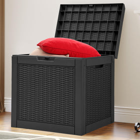 YITAHOME lid accepts padlock for added security.