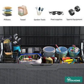 YITAHOME deck box side handles for portable storage