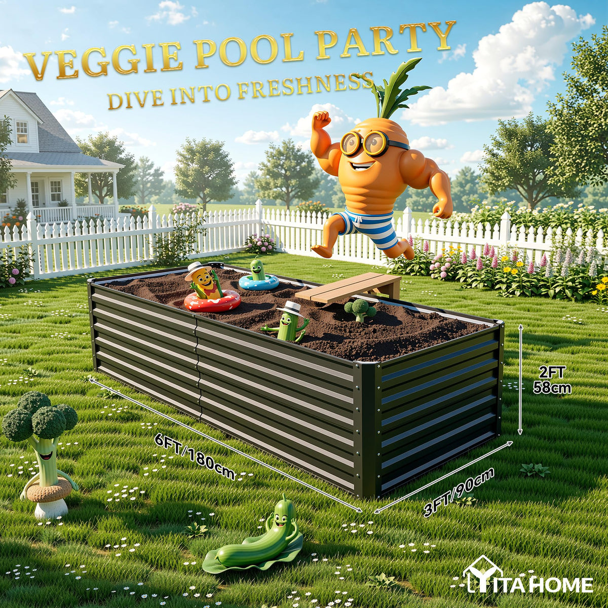 YITAHOME quick assembly in 15–30 minutes