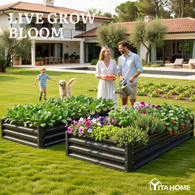 YITAHOME edge curl safety design protects hands during gardening tasks