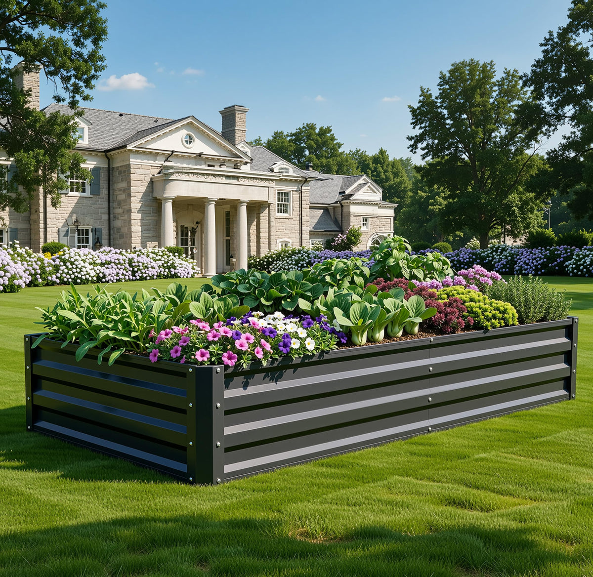 YITAHOME galvanized steel panels demonstrate durable construction for long-lasting garden use