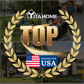YITAHOME lockable lid option adds security for outdoor items.
