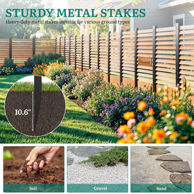 YITAHOME outdoor fence panel adds tidy privacy to patios
