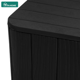YITAHOME patio-decor storage shown as convenient adjunct to outdoor lounge.