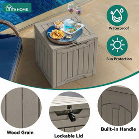 YITAHOME weatherproof polypropylene resin resists rain and sun.