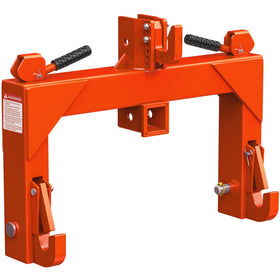 YITAMOTOR 3 point quick hitch mounted on a tractor enables fast, tool-free attachment