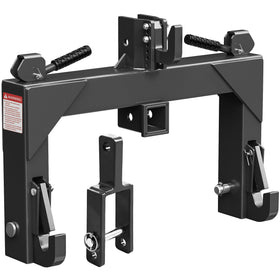 YITAMOTOR 3 point quick hitch with upgrade adapter in view, highlighting fast implement changes