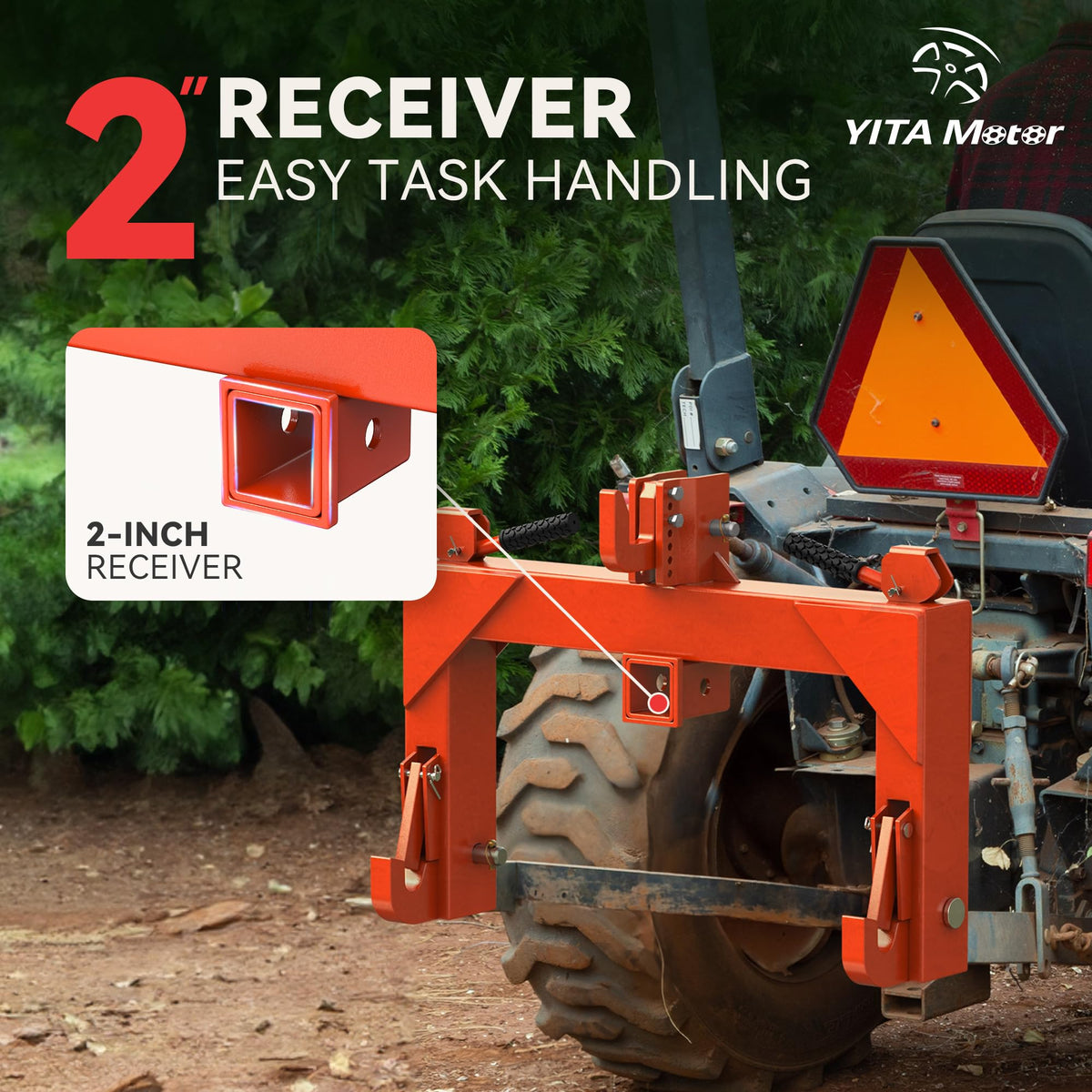 YITAMOTOR 5-position height adjustment enables quick height tuning