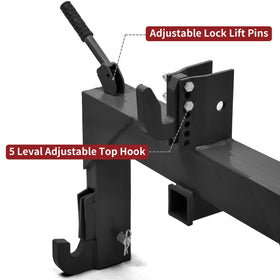YITAMOTOR quick hitch attached to Category 1 tractor demonstrating compatibility